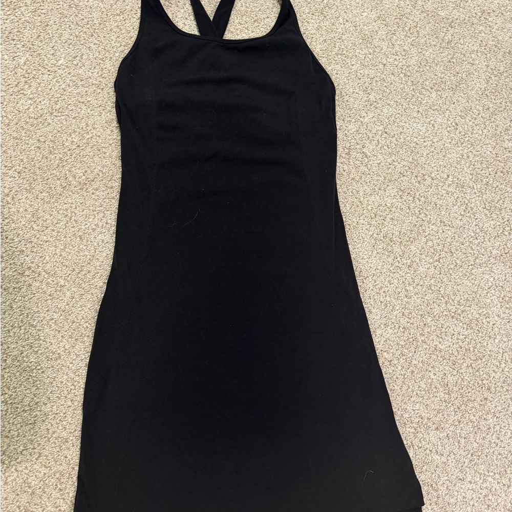 BuffBunny Black Cross-Back Mini Dress